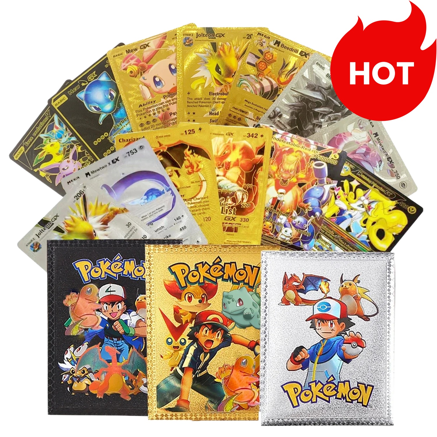 Kids Toys Xmas - Pokemon Card New Box Gold Silver