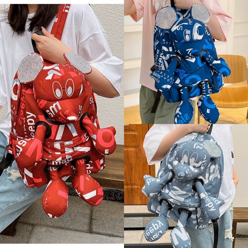 Kids Quirky Toys - Mickey Backpack For Kids Large Capacity