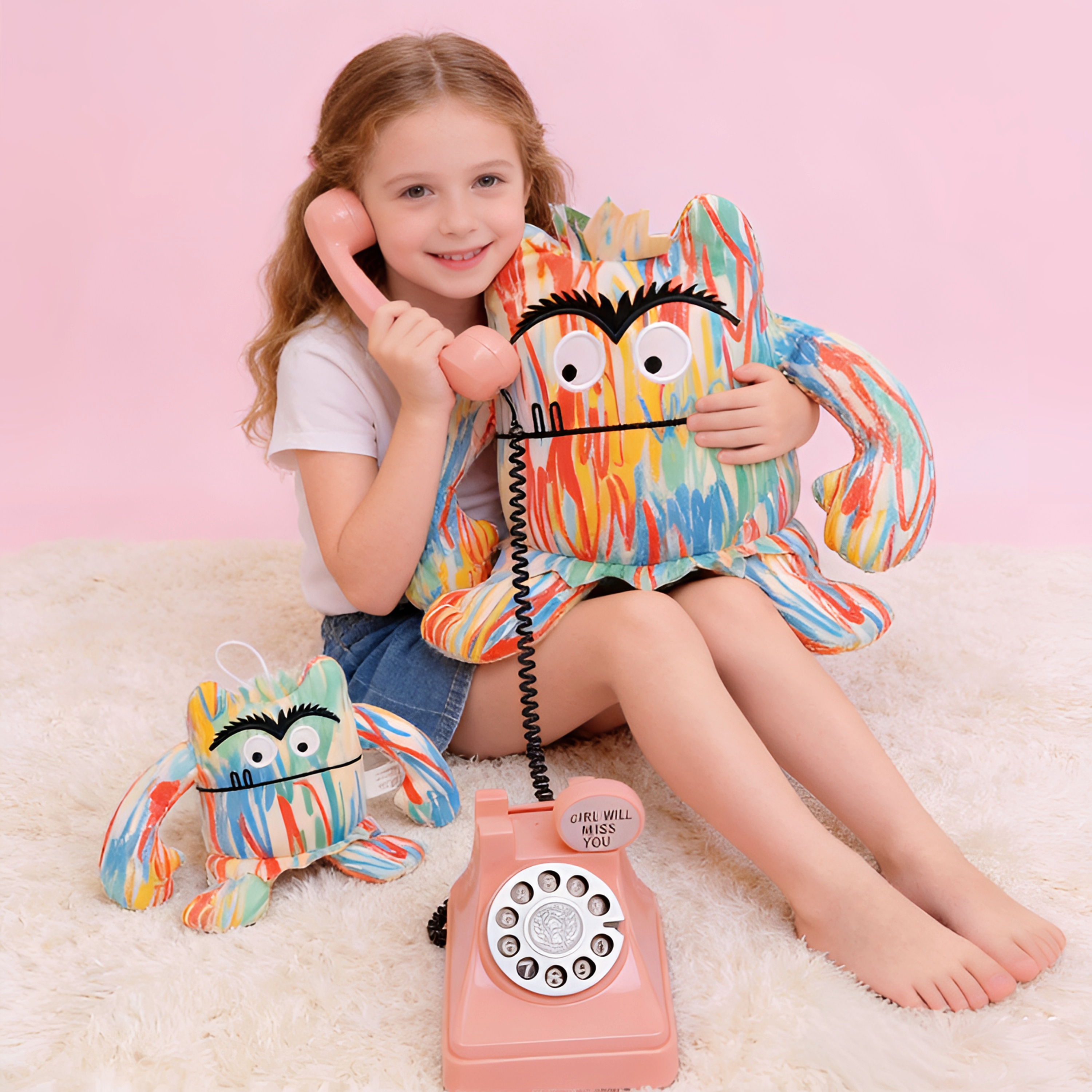 Kids Quirky Toys - Quirky Emotion Monster Plush Toy Soft