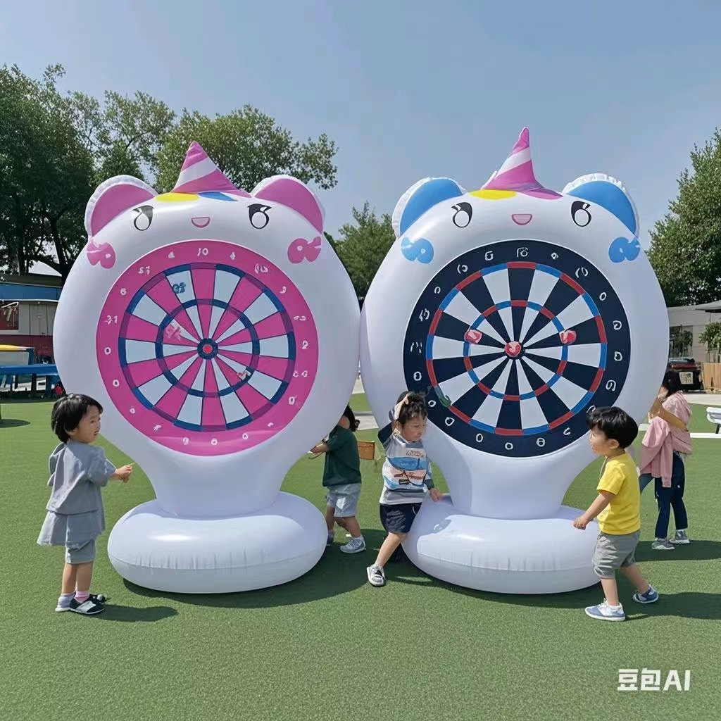 Kids Toys And Games - Inflatable Unicorn Throwing Game Target Sticky