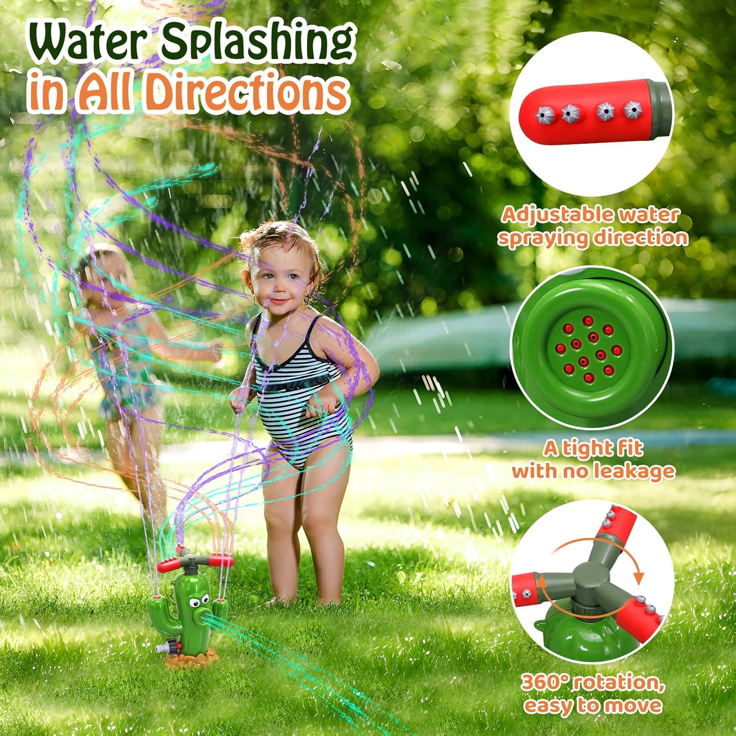 Water Spray Toy Cactus Sprinkl – обзор и цена Kids Yard Toys