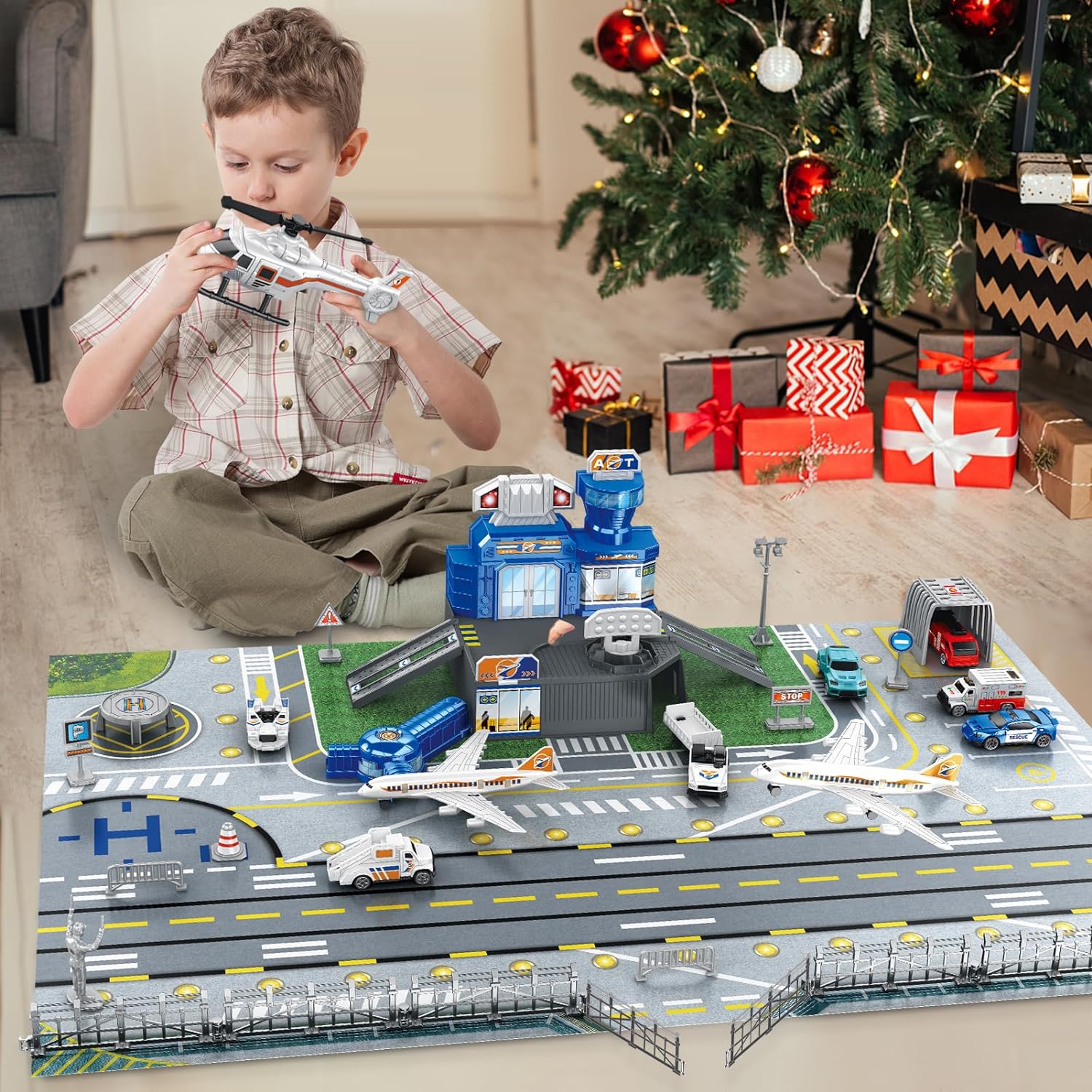 Children's Airport Scene Toy S – обзор и цена Kids Toys Xmas