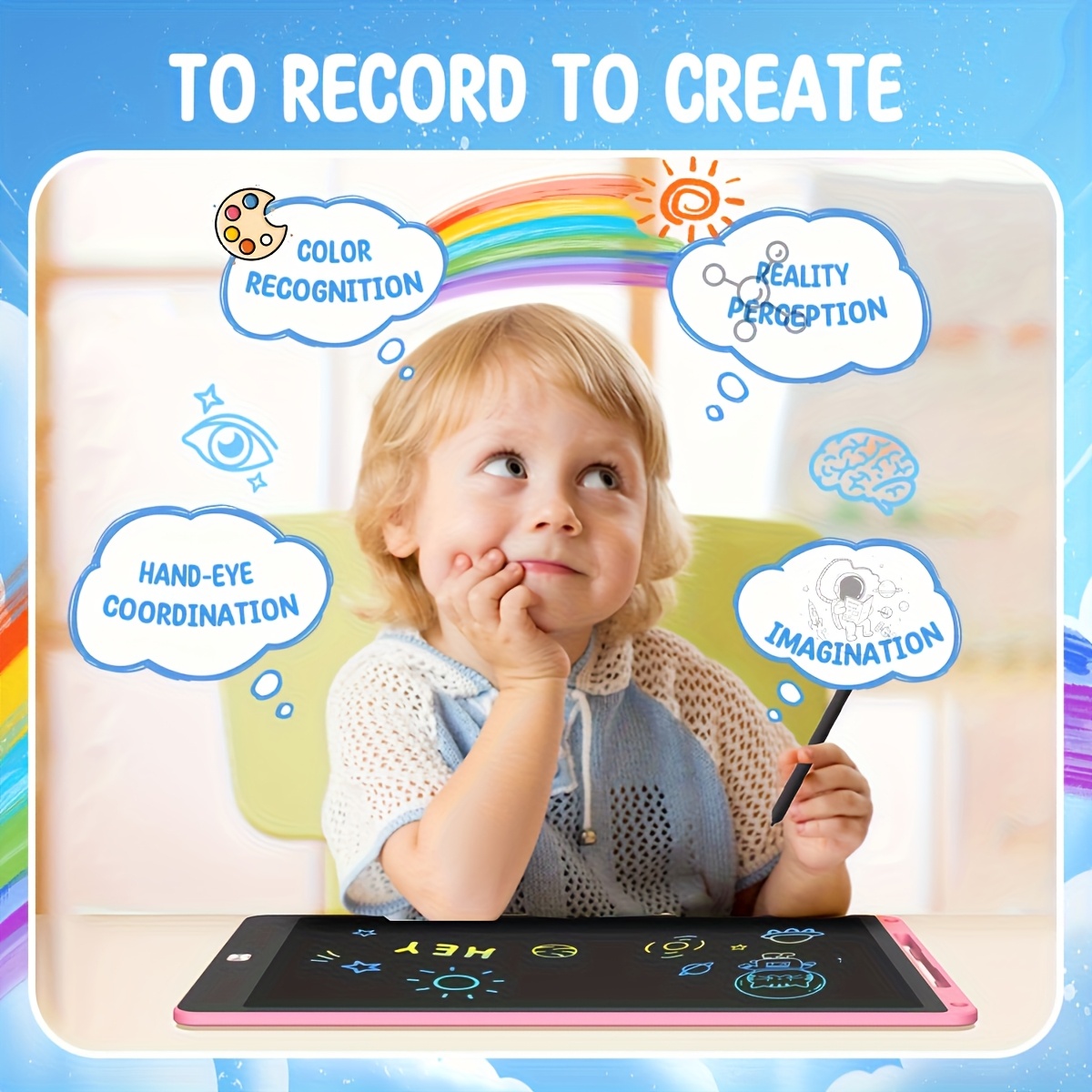 30pcs of 8.5 Inch LCD Drawing  – обзор и цена Learning Tablet Kids