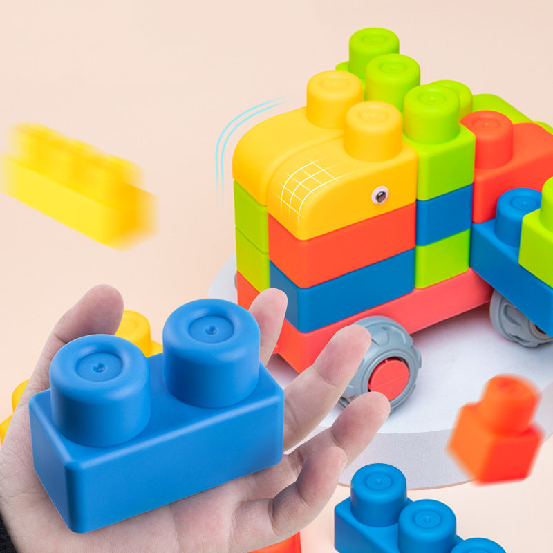 DIY Baby Soft Rubber Big Parti – обзор и цена Kids Toys Lego