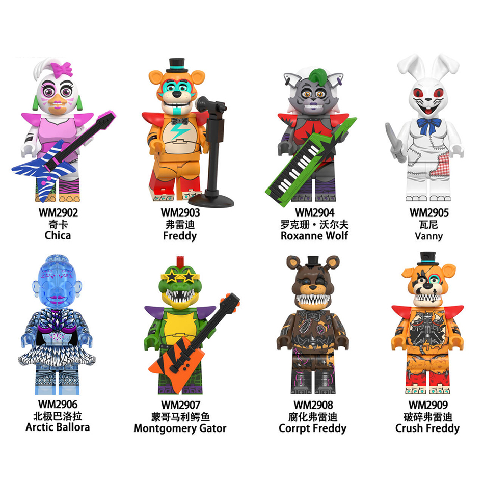 Assembly Mini Bricks FNAF Nigh – обзор и цена Kids Toys Lego