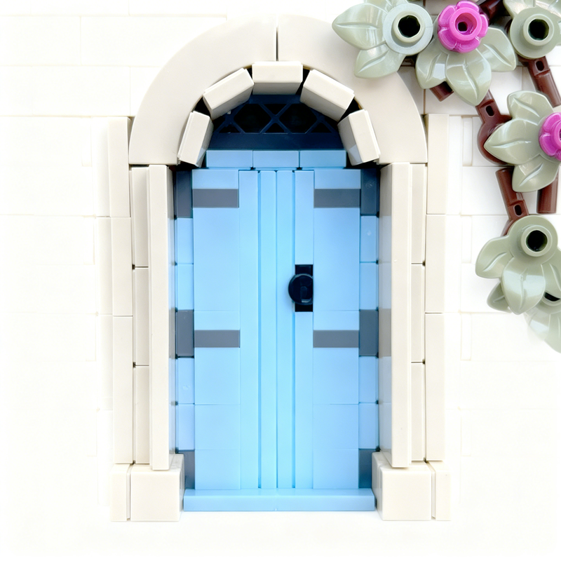 636pcs MOC Blue Door Mdina Mal – обзор и цена Kids Toys Malta