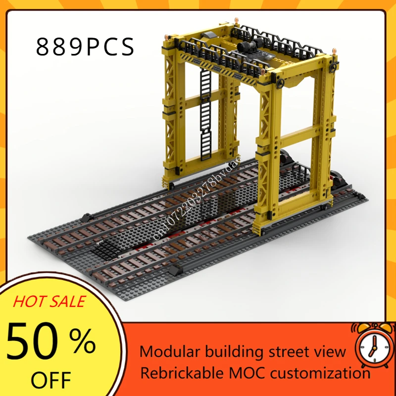 889PCS Railway Overloading Cra – обзор и цена Kids Toys Xmas
