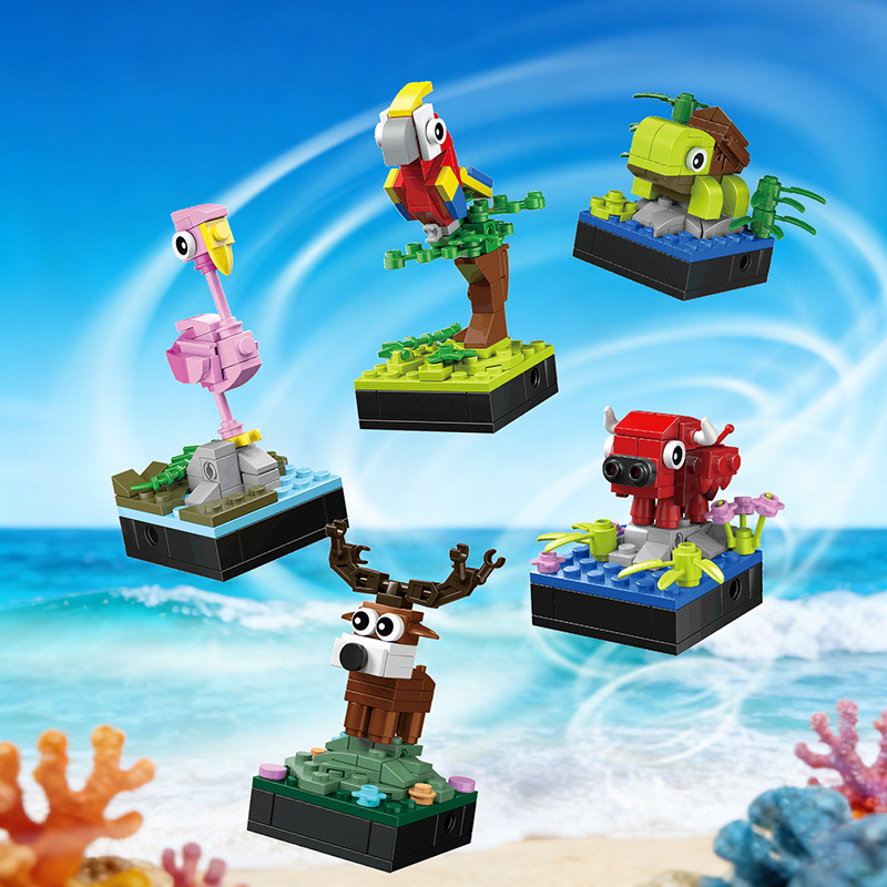 Cartoon Animal IP Building Blo – обзор и цена Kids Toys Exhibition