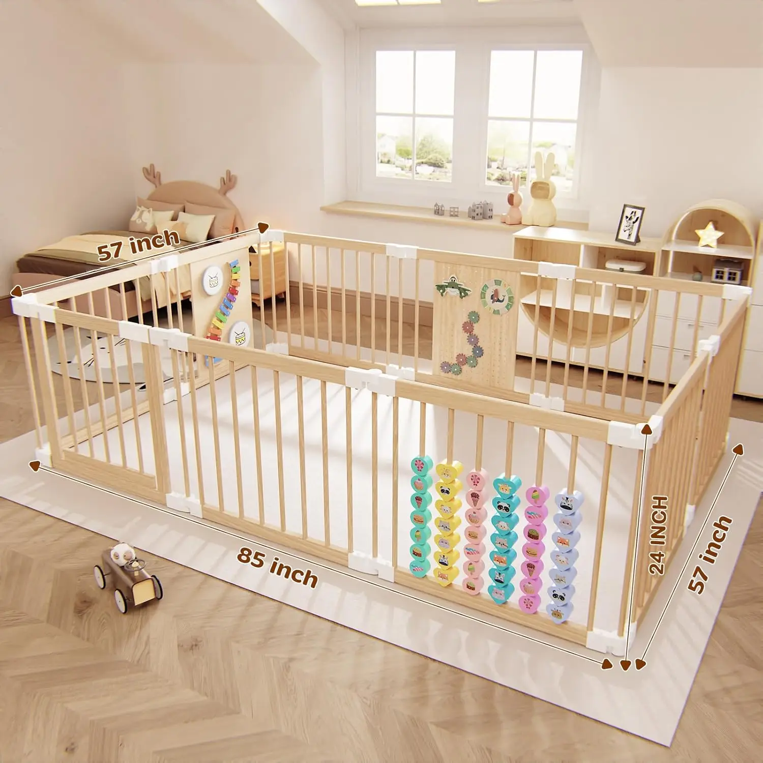 Adjustable Multi Shape Wooden  – обзор и цена Kids Yard Toys