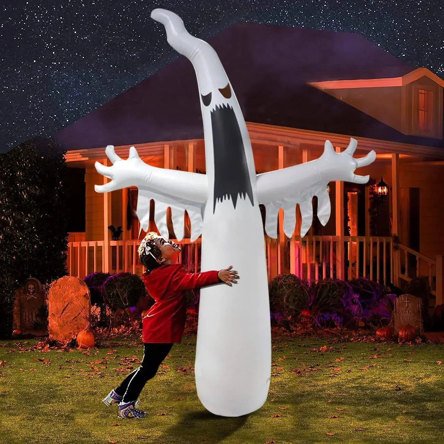Halloween Inflatable Scary Gho – обзор и цена Kids Yard Toys