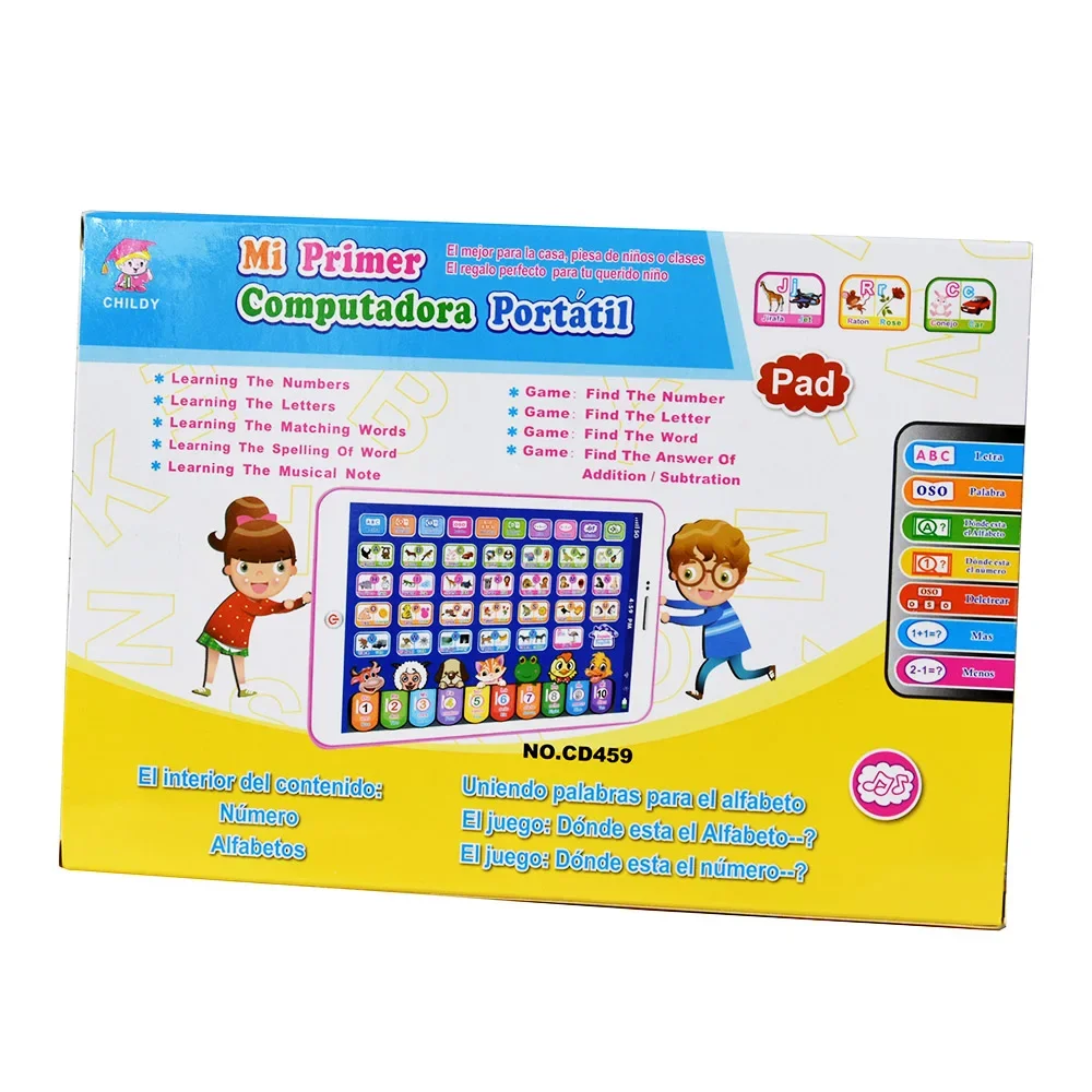 Spanish Alphabet Child Tablet  – обзор и цена Learning Tablet Kids