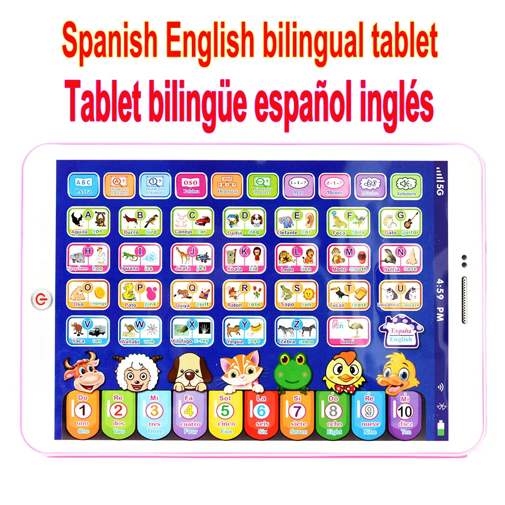 Spanish Alphabet Child Tablet  – обзор и цена Learning Tablet Kids