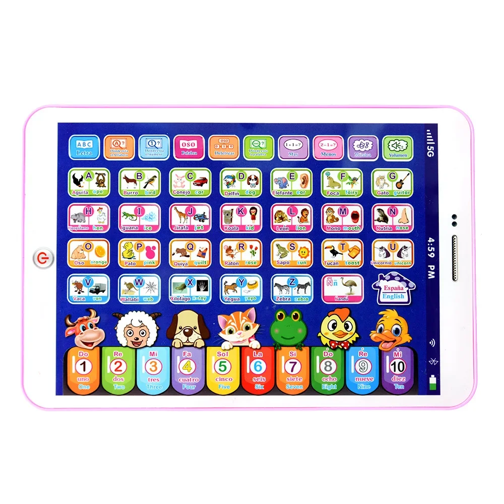 Spanish Alphabet Child Tablet  – обзор и цена Learning Tablet Kids