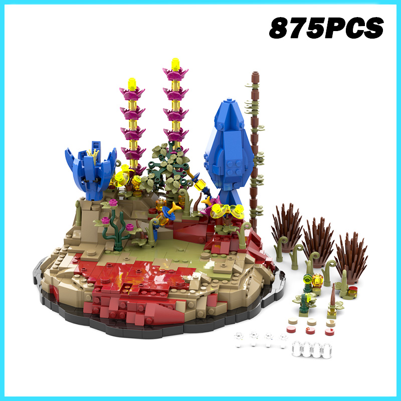 875PCS NEW MOC Exhibition Land – обзор и цена Kids Toys Exhibition