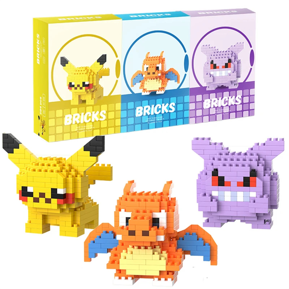 Pokemon Micro Building Blocks  – обзор и цена Kids Toys Lego