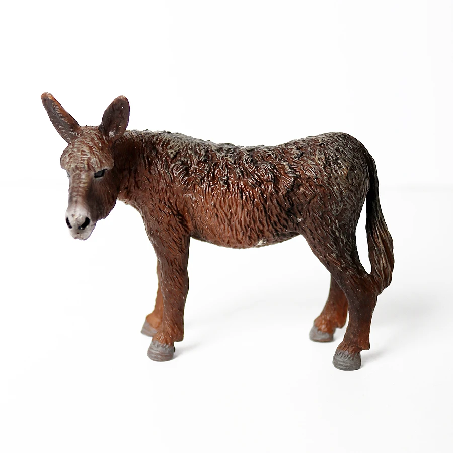 Donkey Model Toy Animals Figur – обзор и цена Kids Toys Xmas