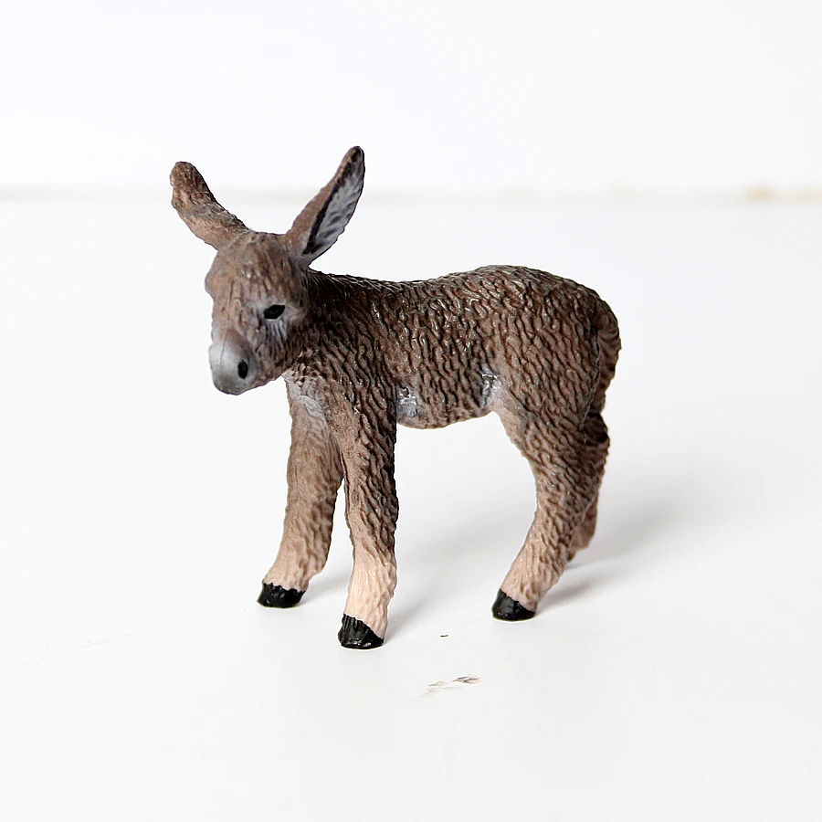 Donkey Model Toy Animals Figur – обзор и цена Kids Toys Xmas