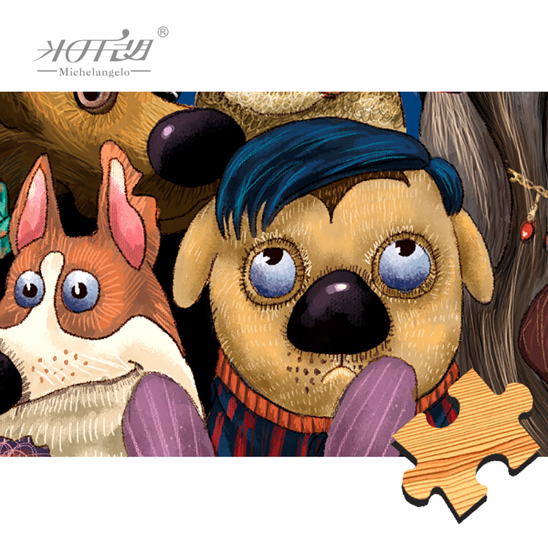 Michelangelo Wooden Jigsaw Puz – обзор и цена Kids Toys Under 1000