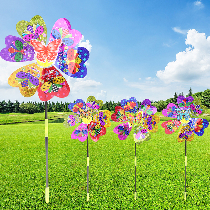 1Pc Colorful Sequin Windmill C – обзор и цена Kids Yard Toys