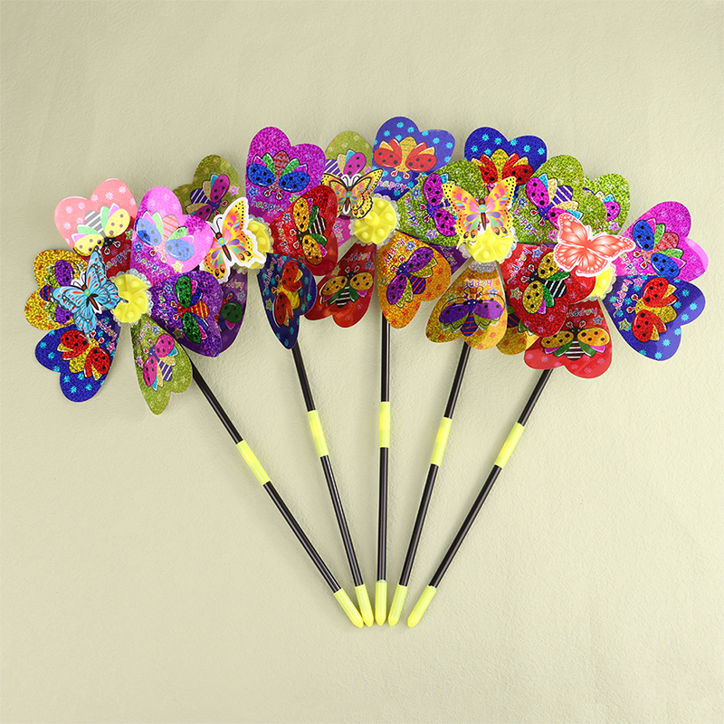 1Pc Colorful Sequin Windmill C – обзор и цена Kids Yard Toys