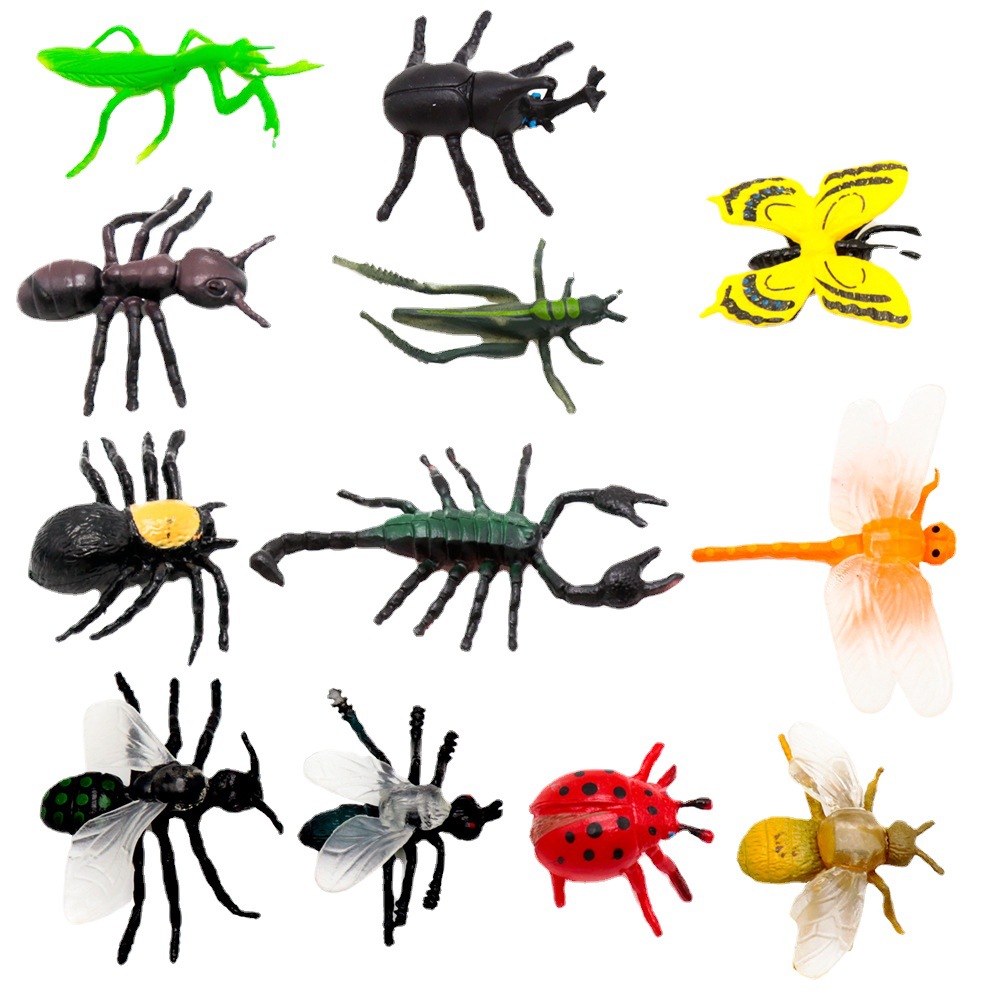 12pcs Simulation Funny Insect  – обзор и цена Kids Quirky Toys