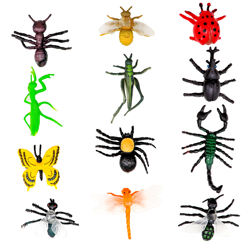 12pcs Simulation Funny Insect  – обзор и цена Kids Quirky Toys