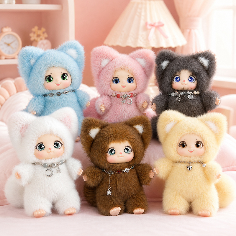 18cm New Cute Family Fox Plush – обзор и цена Kids Toys Bag