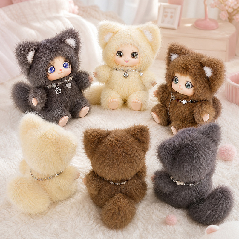 18cm New Cute Family Fox Plush – обзор и цена Kids Toys Bag