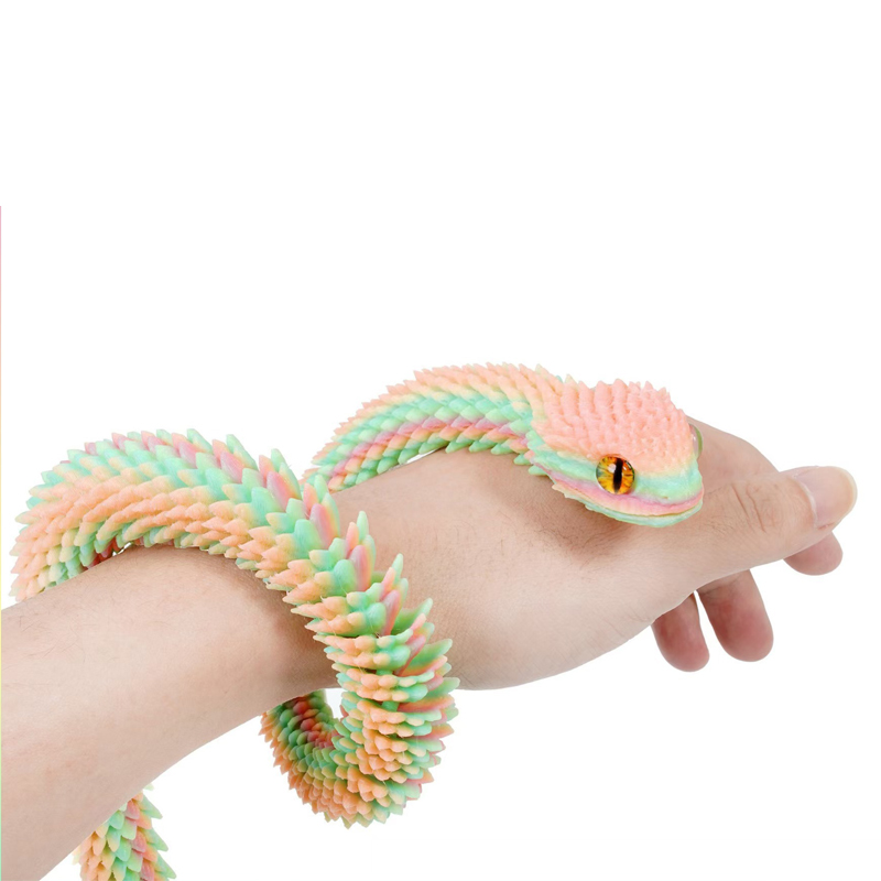 3D Printed Snake Movable Joint – обзор и цена Kids Toys Xmas