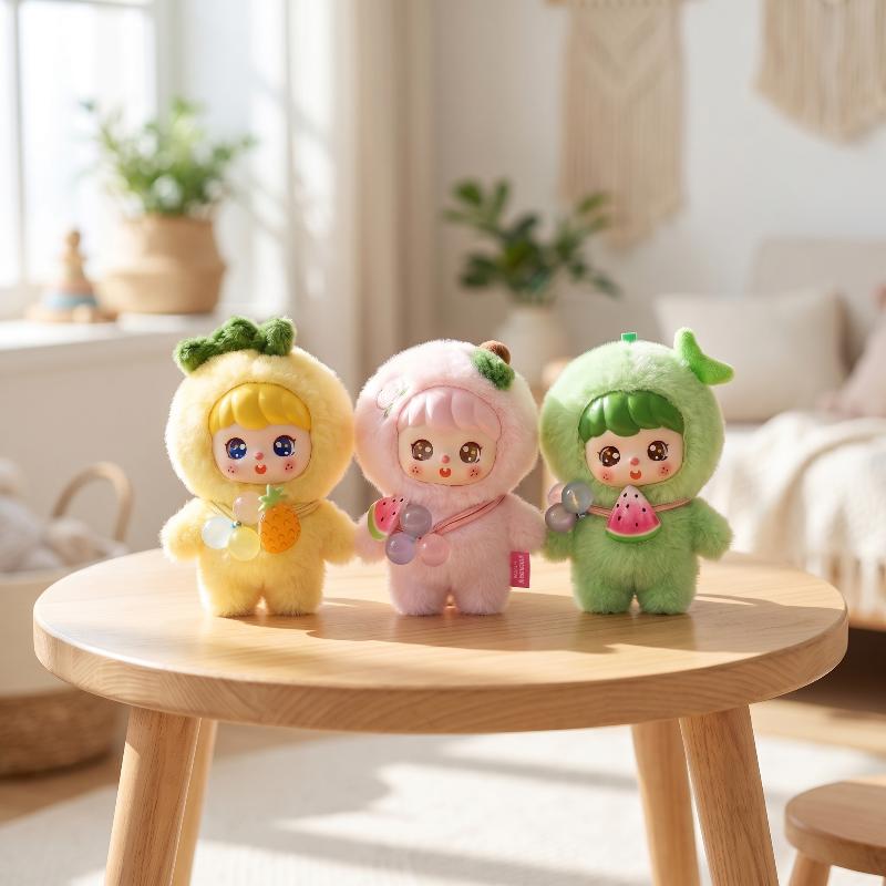 Cute Fruit Plush Doll Keychain – обзор и цена Kids Toys Bag