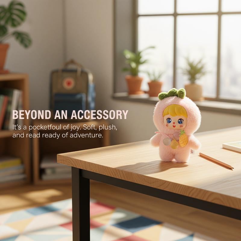 Cute Fruit Plush Doll Keychain – обзор и цена Kids Toys Bag