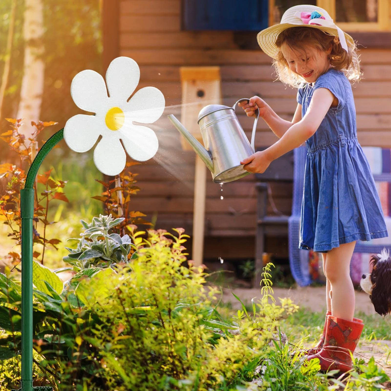 Sunflower Wiggling Sprinkler f – обзор и цена Kids Yard Toys