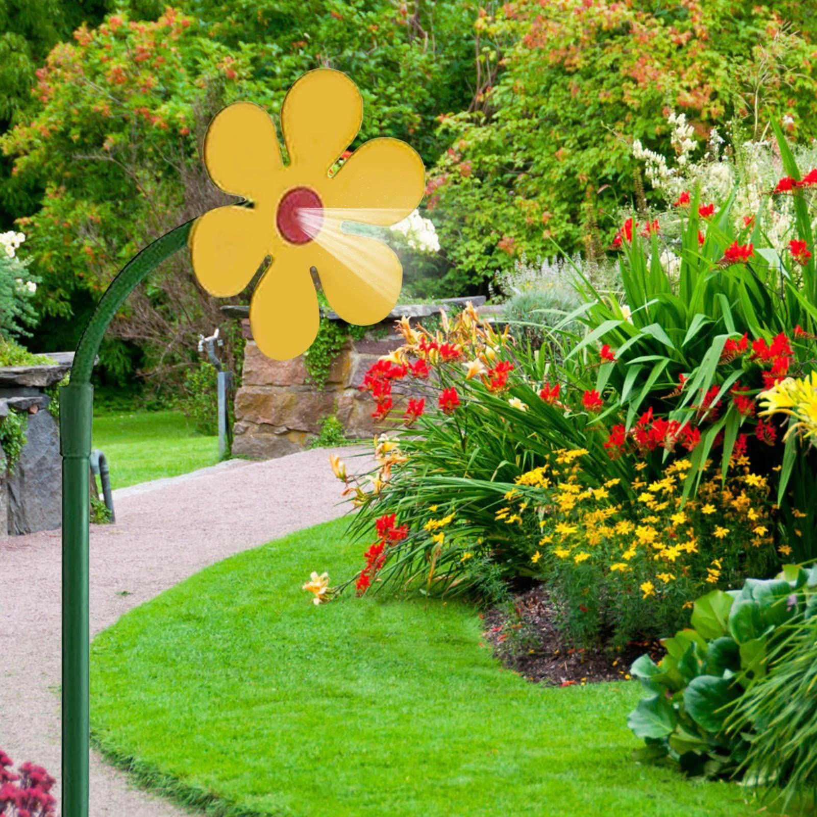 Sunflower Wiggling Sprinkler f – обзор и цена Kids Yard Toys