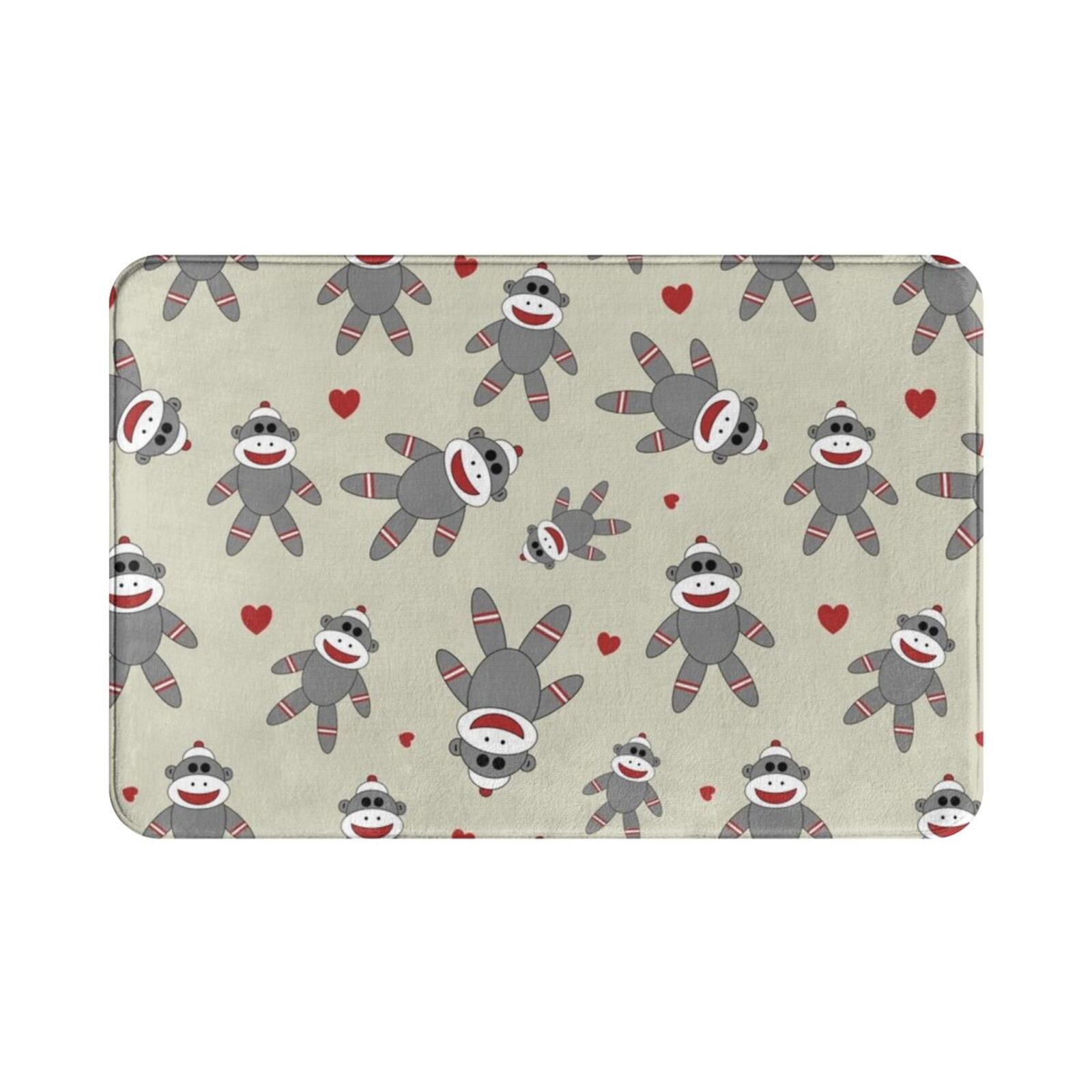 Cute Sock Monkey Carpet Mat Ru – обзор и цена Kids Quirky Toys