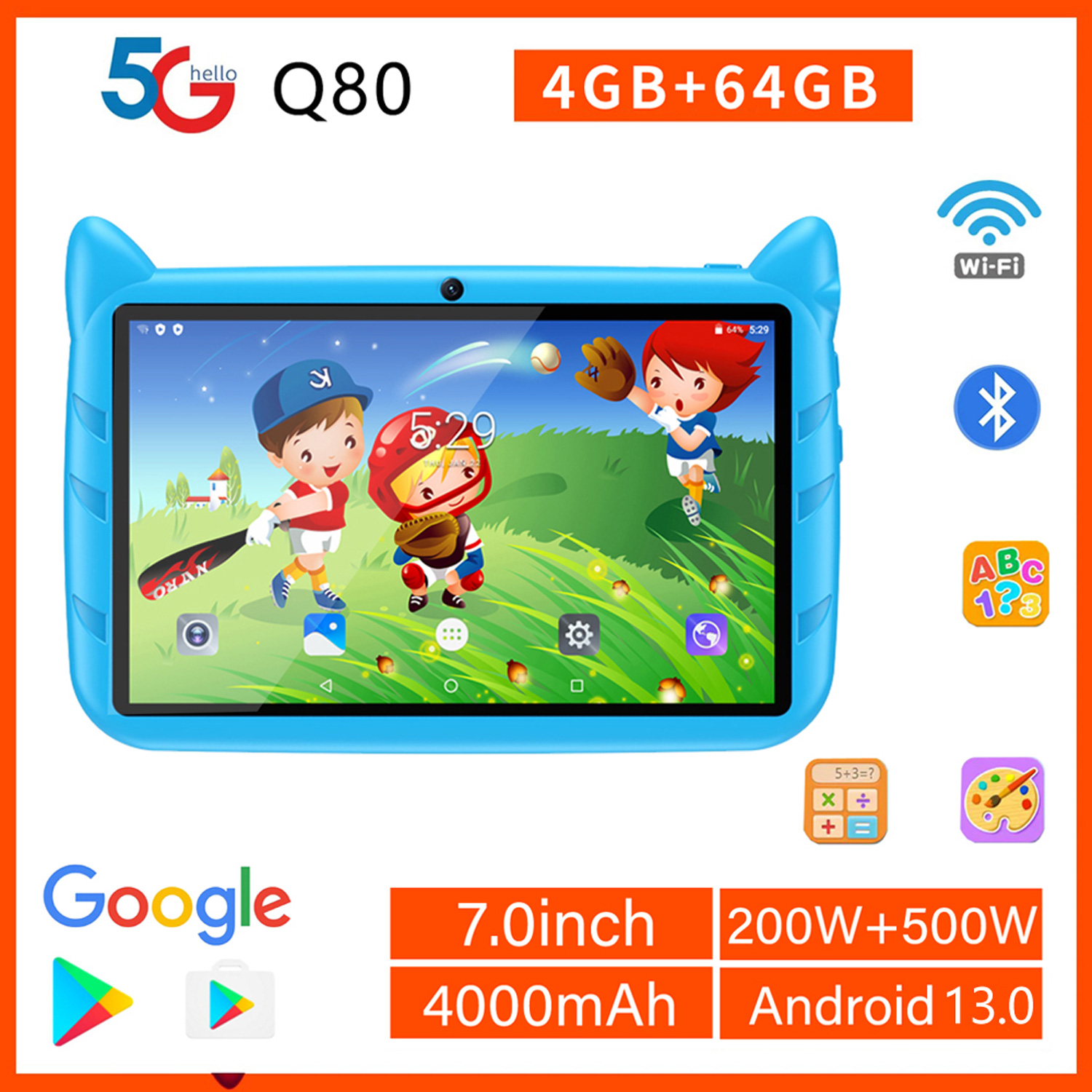 New 7 Inch Global Version 5G W – обзор и цена Learning Tablet Kids