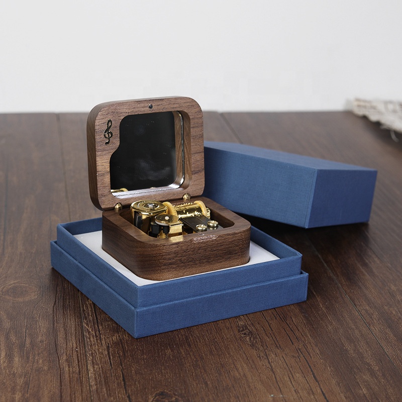 Natural Wooden Music Box Gold- – обзор и цена Kids Toys Logo