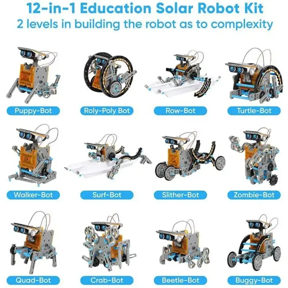 13 in 1 Solar Powered Robot Sc – обзор и цена Kids Toys Lego