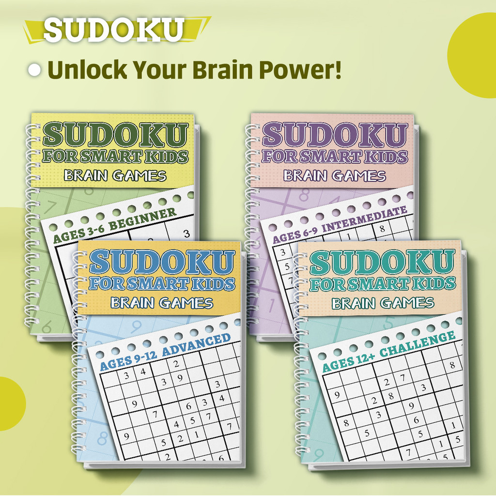 Kids Sudoku Puzzle Book Set, B – обзор и цена Kids Toys And Games