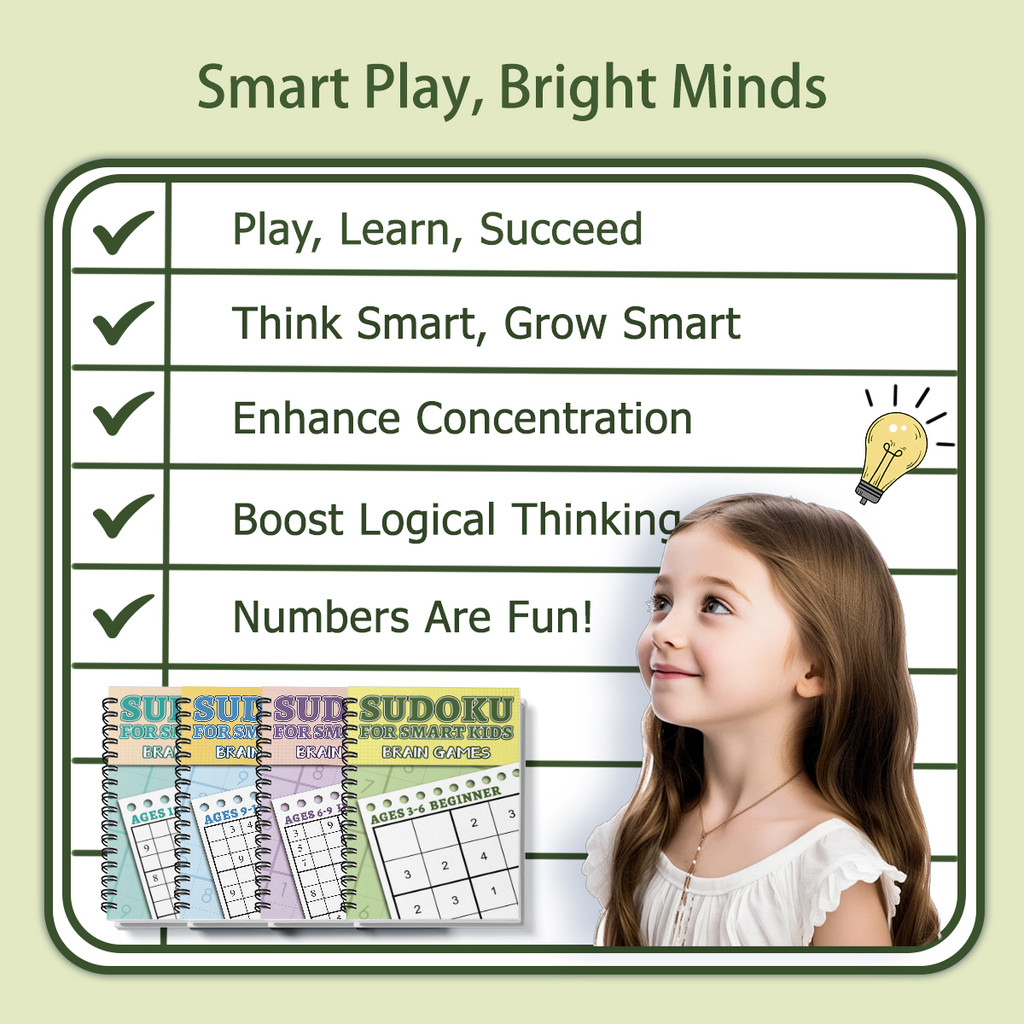 Kids Sudoku Puzzle Book Set, B – обзор и цена Kids Toys And Games