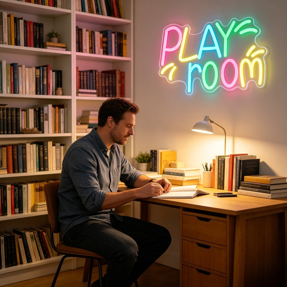 Play Room Neon Sign LED Night  – обзор и цена Kids Play Zone Toys