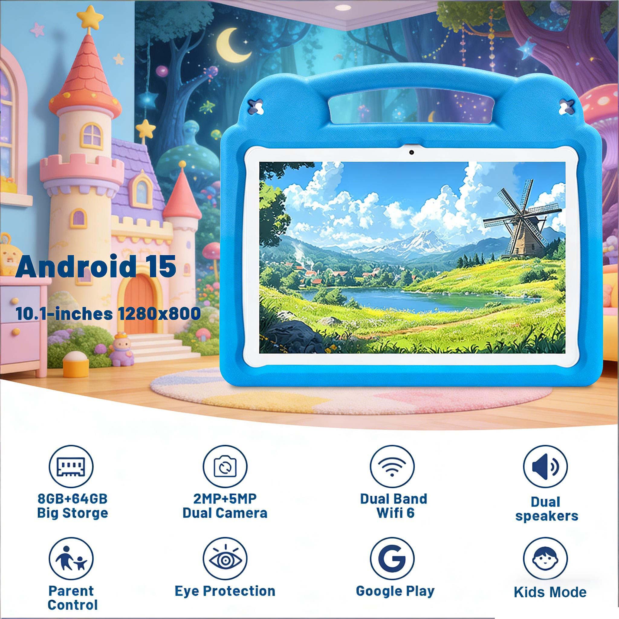 ANRY R16Pro Kids Tablet 10 Inc – обзор и цена Learning Tablet Kids