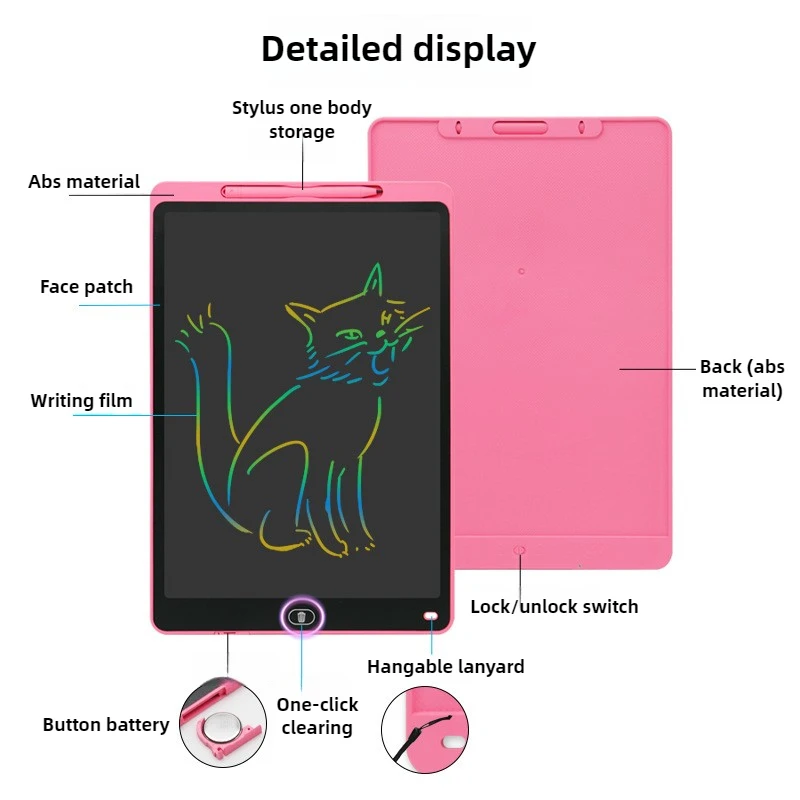 16/20inch LCD Drawing Board Wr – обзор и цена Learning Tablet Kids